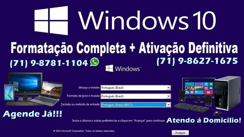 Formatação Notebook e Com