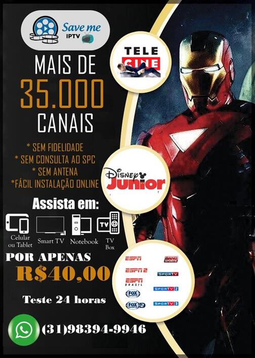 IPTV - Lista de Canais - 