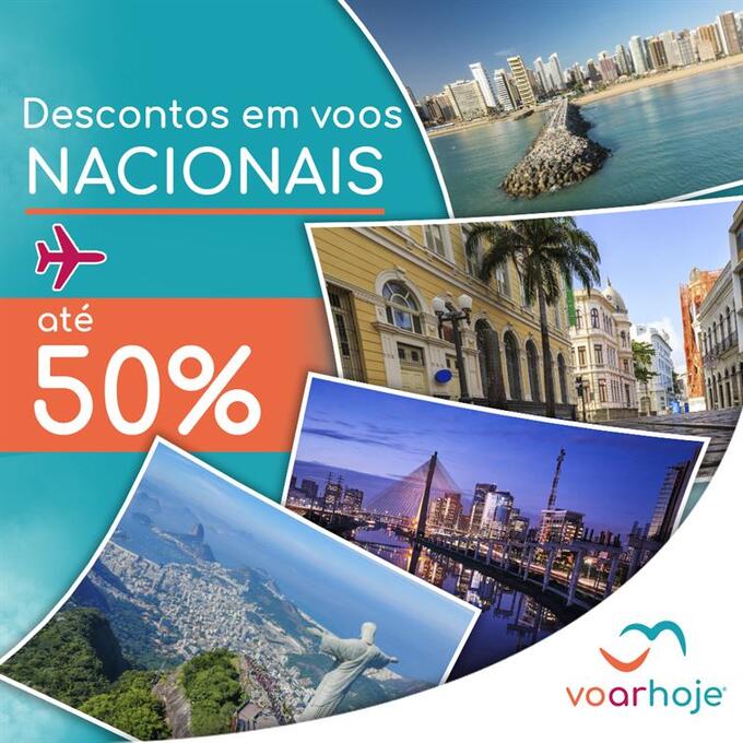 Passagems de avião nacion