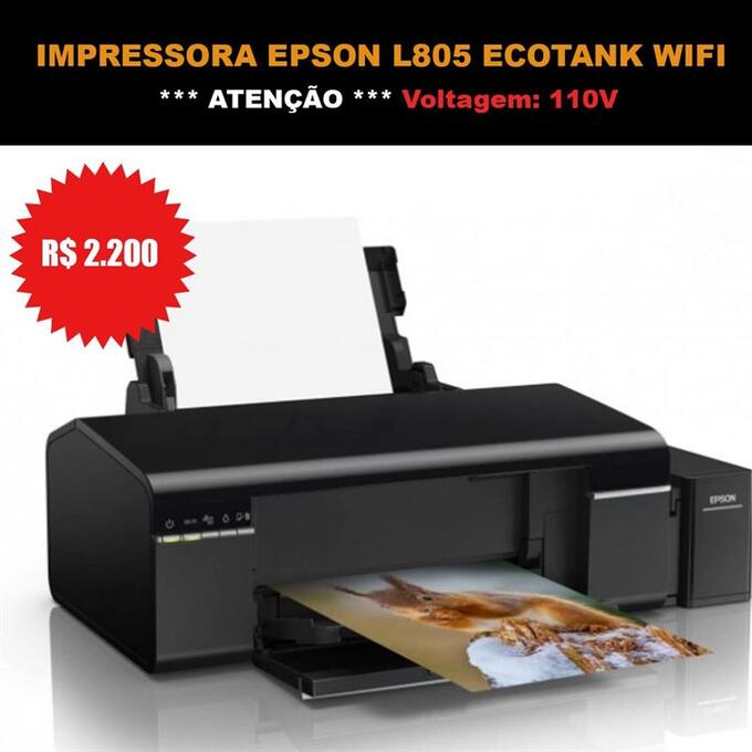 Impressora Epson L805 EcoTank WiFi