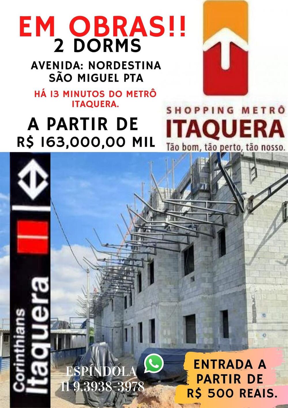 EM OBRAS, SÃO MIGUEL PAUL