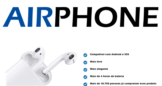 AirPhone (Fone de Ouvido Bluetooth)