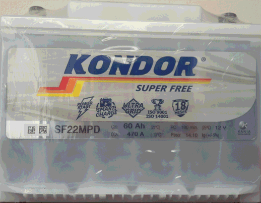 Bateria Automotiva Kondor