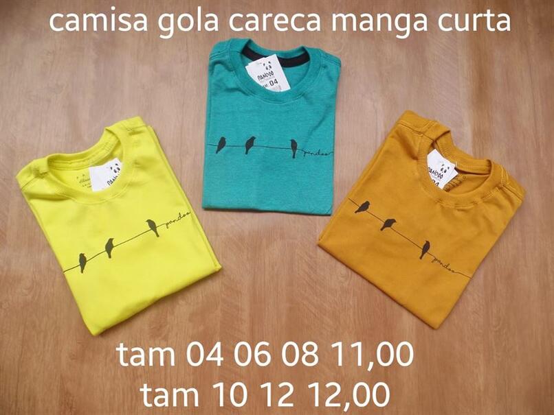 Camisas infantis direto d