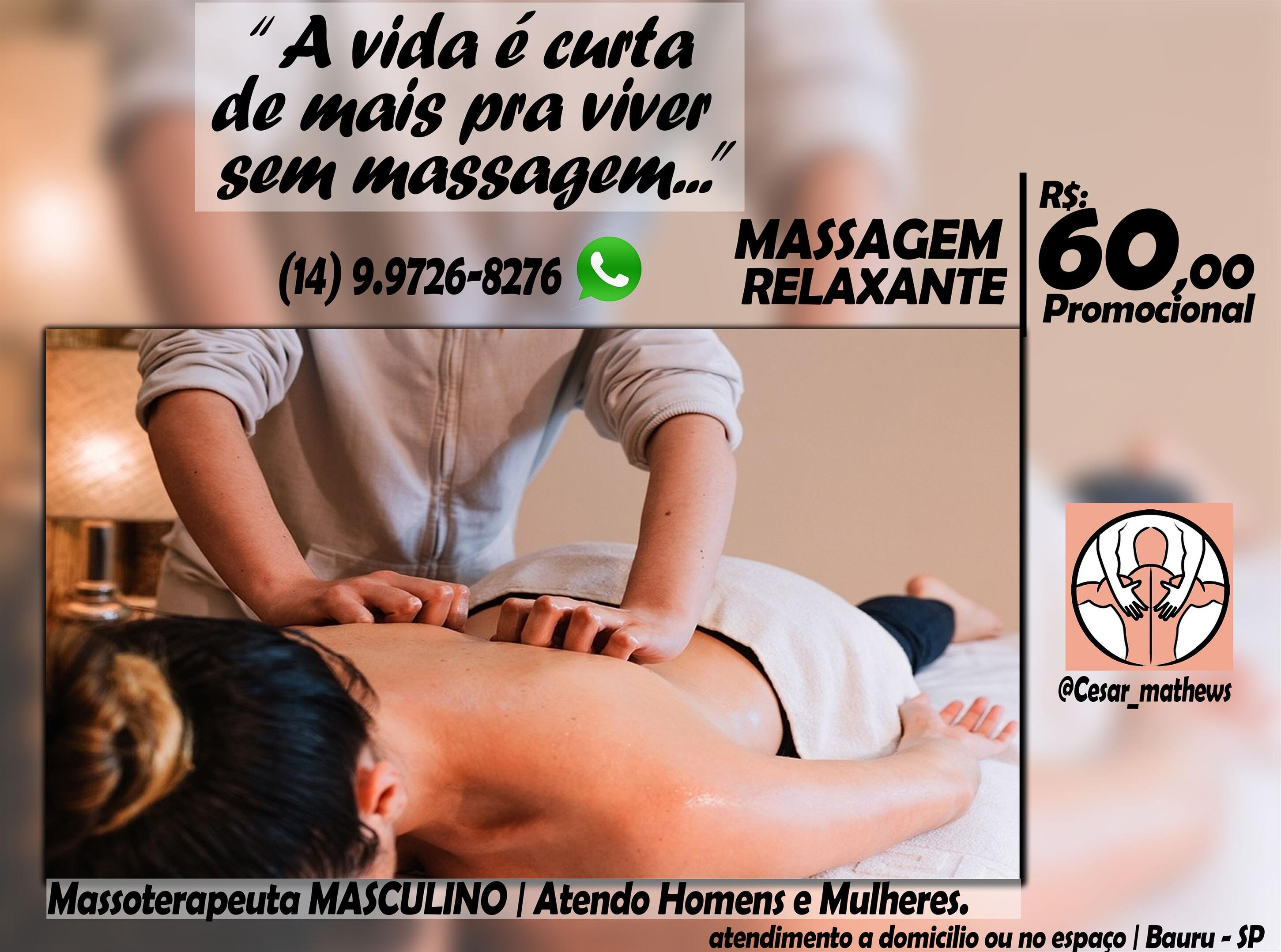 MASSOTERAPIA (MASSAGEM)