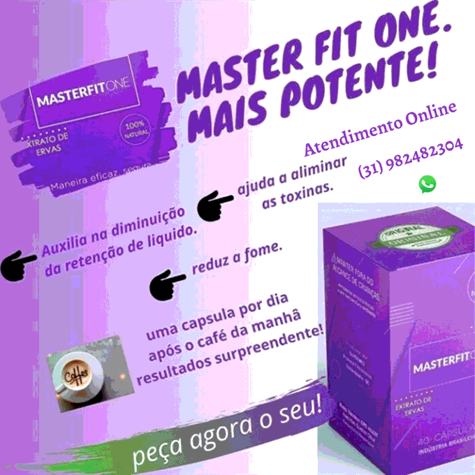 Master Fit One - 40 cápsu