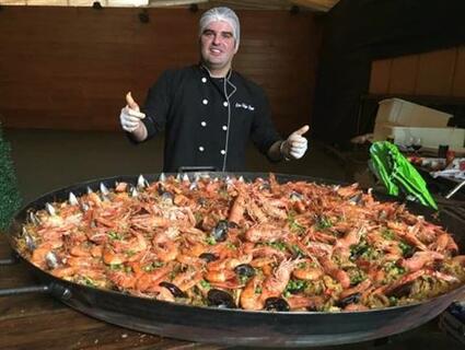 Paella Espanhola em sua c