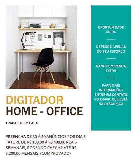 Renda extra Home office